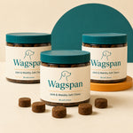 Three jars of Wagspan Joint & Mobility Soft Chews