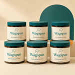 Six jars of Wagspan Joint & Mobility Soft Chews
